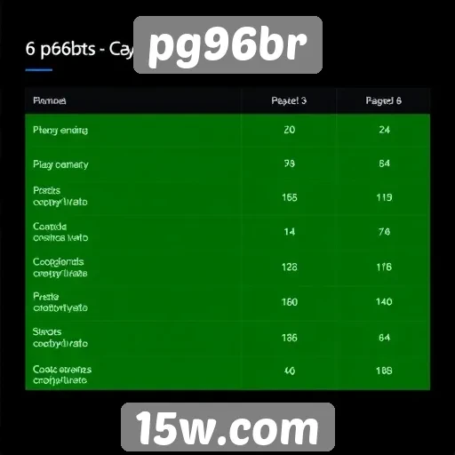 Compatibilidade de dispositivos no site pg96br