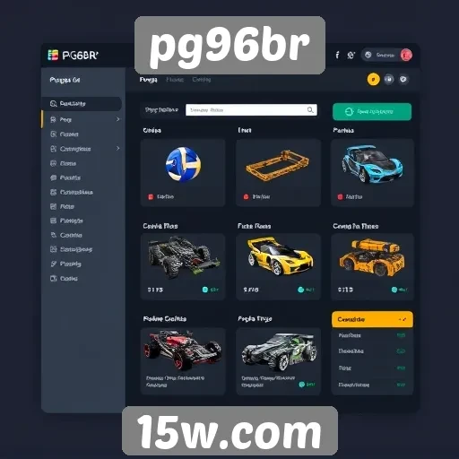 Mudanças na interface do usuário do site pg96br